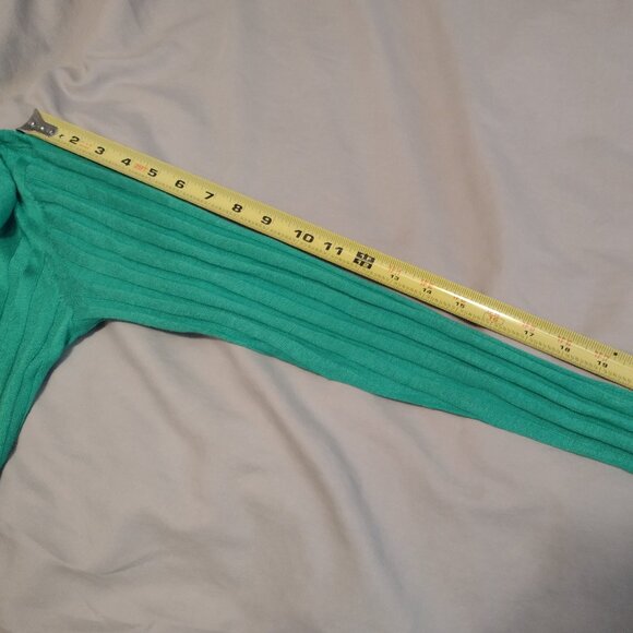 Loft XXS Kelly Green Long Cardigan - Picture 8 of 9